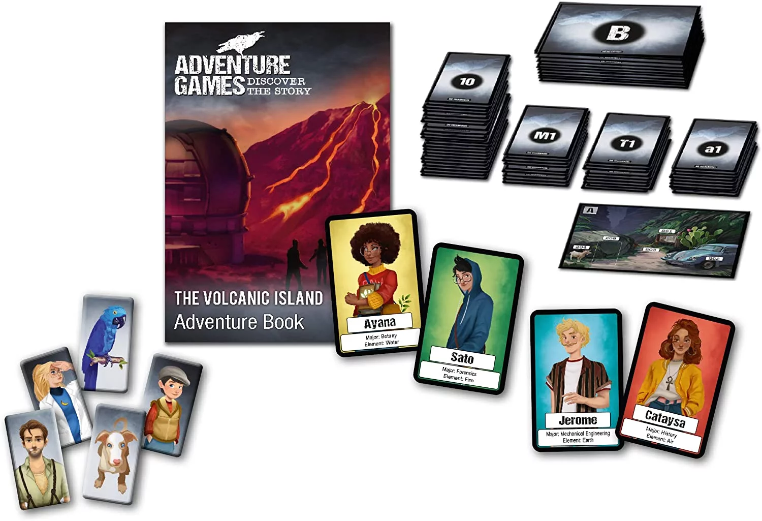 Adventure Games : The Volcanic Island